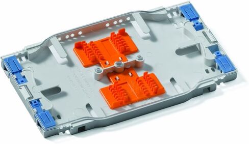 Leviton T5PLS-12F صينية توصيل صغيرة مصبوبة بالحقن، نمط ينكمش بالحرارة (يقبل الأكمام القياسية)، ما يصل إلى 12 وصلة من الألياف in Saudi Arabia