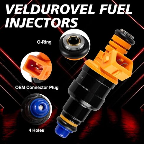 0280150943 Fuel Injectors Fits for:1997 1998 1999 2000 2001 2002 Ford F150 5.4L 1997-2003 F150 4.6L 1990-1996 F150 5.0L 1997-2002 Expedition 1997-2002 F250 5.4L V8 Mustang Bronco 8PCS in Kuwait