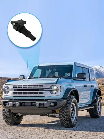 مجموعة من 4 ملفات إشعال UF855 (2.0L 2.3L) 2019-2023 لسيارة Explorer Escape Ranger Bronco Sport Bronco Transit Connect Maverick، لسيارة Lincoln Nautilus Corsair، استبدل # UF855 5C2291 in Saudi Arabia