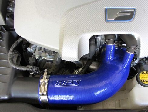 HPS (18521-BLUE) أنبوب دخول الهواء من السيليكون MAF لسيارة لكزس IS-F V8 5.0L in Kuwait