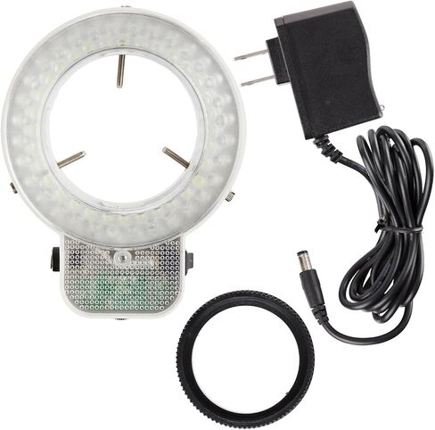 AmScope LED-64-ZK Microscope Ring Light with Adapter, white in Kuwait