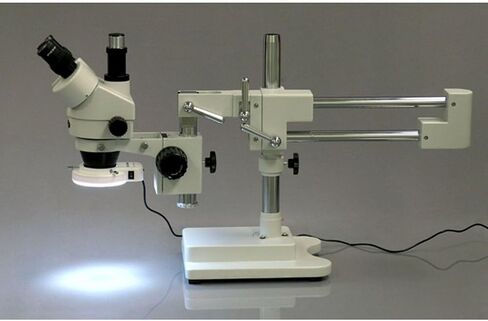 AmScope LED-64-ZK Microscope Ring Light with Adapter, white in Kuwait