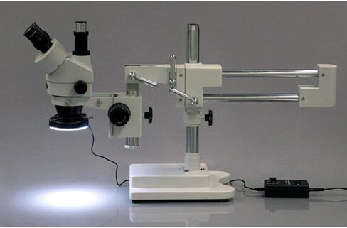 AmScope LED-64-ZK Microscope Ring Light with Adapter, white in Kuwait
