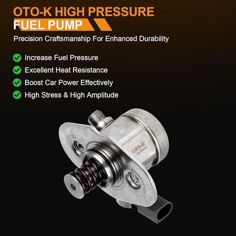مضخة وقود عالية الضغط OTO-K متوافقة مع BMW 320i/328i GT/528i xDrive X3 428i xDrive 428i xDrive Gran Coupe X1 228i xDrive X4 Z4 2012-2018 L4 2.0L، يستبدل #13518604229 13517640055 in Kuwait