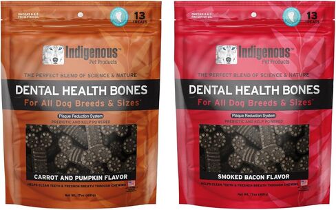 Indigenous Dental Health Bones — Carrot & Pumpkin Flavor Large 17oz in Kuwait