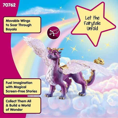 schleich 70762 BAYALA Schleich Star Dragon Figurine - Mythical Dragon with Wings and Scales for Boys and Girls - Gift for Kids Age 5+ in Kuwait