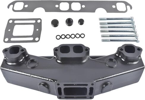 3857723 Exhaust Manifold Replacement for OMC Penta GM 5.0L 305 5.7L 350 1992-up, Includes Gasket and Bolts OE# 3847501 3852374 914035 in Saudi Arabia
