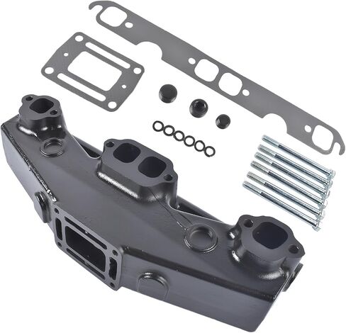 3857723 Exhaust Manifold Replacement for OMC Penta GM 5.0L 305 5.7L 350 1992-up, Includes Gasket and Bolts OE# 3847501 3852374 914035 in Saudi Arabia