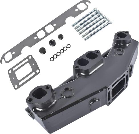 3857723 Exhaust Manifold Replacement for OMC Penta GM 5.0L 305 5.7L 350 1992-up, Includes Gasket and Bolts OE# 3847501 3852374 914035 in Saudi Arabia