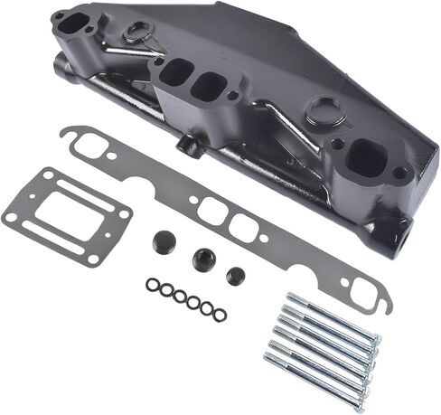 3857723 Exhaust Manifold Replacement for OMC Penta GM 5.0L 305 5.7L 350 1992-up, Includes Gasket and Bolts OE# 3847501 3852374 914035 in Saudi Arabia