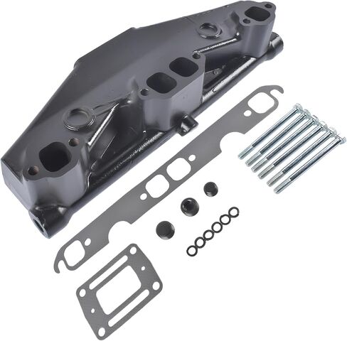 3857723 Exhaust Manifold Replacement for OMC Penta GM 5.0L 305 5.7L 350 1992-up, Includes Gasket and Bolts OE# 3847501 3852374 914035 in Saudi Arabia