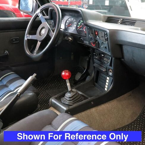 American Shifter 56229 مقبض ناقل الحركة المعدني الأحمر مع إدراج 16 مم × 1.5 (وردي I Shift عند 9 Grand) in Saudi Arabia