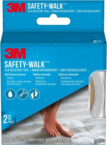 حوض استحمام ودش آمن من 3M، شفاف، 1 بوصة × 180 بوصة، 7640NA in Kuwait