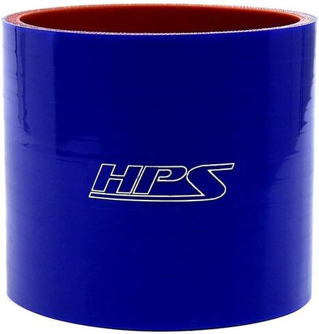 HPS HTSC-287-BLUE خرطوم توصيل مستقيم مقوى من السيليكون بدرجة حرارة عالية 4 طبقات، أقصى ضغط 75 رطل لكل بوصة مربعة، طول 3 بوصات، معرف 2-7/8 بوصة، أزرق in Kuwait