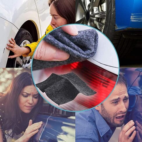 3Pcs Nano Sparkle Cloth Car Scratch Remover - Advanced Nano Scratch Fix Tool - Easily Removes Small Scratches, Swirls, Residue & Water Spots - Restores Car Paint to Original, Like-New Shine in Saudi Arabia
