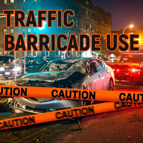 Caution Tape Yellow and Black Striped Barricade Tape 2.8-Inch by 660-Feet Non-Adhesive Barrier Tape Caution Ribbon Construction Caution Tape in Kuwait