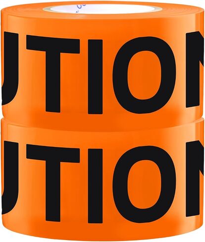 Caution Tape Yellow and Black Striped Barricade Tape 2.8-Inch by 660-Feet Non-Adhesive Barrier Tape Caution Ribbon Construction Caution Tape in Kuwait