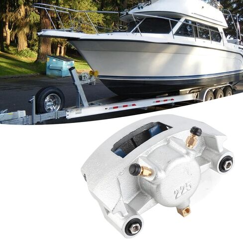 225 Disc Brake Caliper with Ceramic Pads for 3500 5200 6000lbs Axles Fits Kodiak Brake Sets Stainless Steel/Cast Iron for Boat Trailer Kits in Saudi Arabia