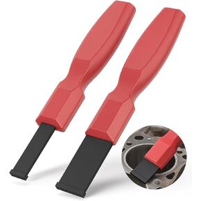 مجموعة مكشطة كربيد مكونة من قطعتين من exquis - مجموعة أدوات إزالة الحشيات والتنظيف شديدة التحمل مع قبضة مريحة غير قابلة للانزلاق لصيانة السيارات in Kuwait