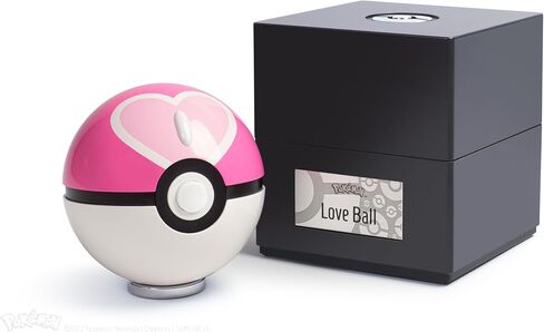 The Wand Company Great Ball Authentic Replica - Realistic, Electronic, Die-Cast Poké Ball with Display Case Light Features – Officially Licensed by Pokémon in Saudi Arabia