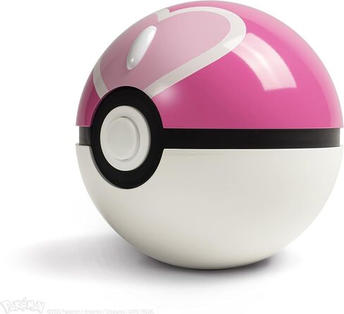 The Wand Company Great Ball Authentic Replica - Realistic, Electronic, Die-Cast Poké Ball with Display Case Light Features – Officially Licensed by Pokémon in Saudi Arabia