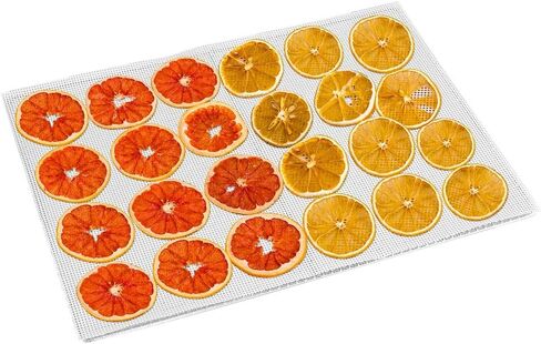 Yosoo Rectangular Digital Dehydrator Silicone Sheets, Reusable, Easy to Wash, 5 Pack, 29x37cm, with Dryer Mesh (As Shown) in Saudi Arabia