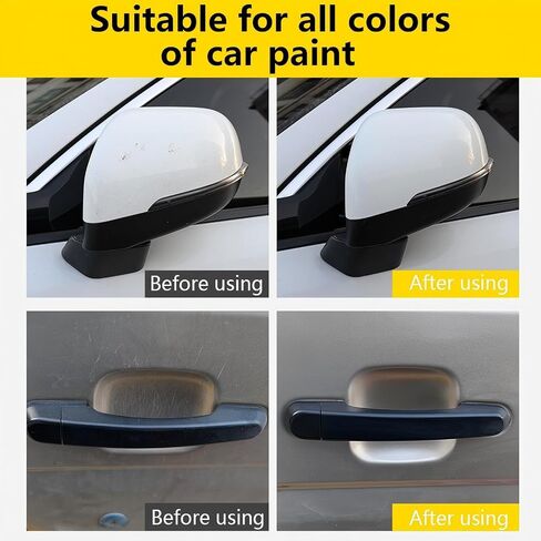 2Pc Nano Sparkle Cloth Car Scratches Remover, Multi-Purpose Nano Magic Cloth to Clean Small Scratched Water Spots Scratch Car Remover in Saudi Arabia