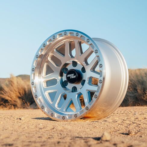 عجلة RockTrix RT110 مقاس 18 بوصة متوافقة مع عجلات 2009-2024 Ford F150 18x9 6x135 (إزاحة 12 مم، مساحة خلفية 4.5 بوصة) تجويف 87.1 مم، عجلات سوداء، تناسب أيضًا إطارات برونكو رابتور 2022+ in Saudi Arabia