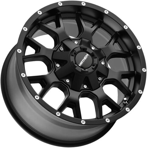 MAYHEM Warrior 8015 أسود مطفي 18X9 6-120/6-139.7 عجلة 18 مم 78.1 مم مطلية (0 × 9. بوصة /6 × 120 مم، إزاحة 18 مم) in Kuwait