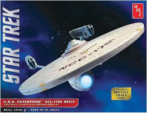 AMT Star Trek U.S.S. Enterprise Refit 1:537 Scale Model Kit in Saudi Arabia
