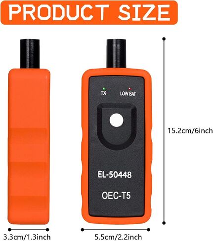 أداة إعادة تعلم GM Tpms، مستشعر نظام مراقبة ضغط الإطارات التلقائي 12 فولت، EL-50448 TPMS EL50448 OEC-T5 أداة إعادة ضبط متوافقة مع معظم مركبات سلسلة GM 2010-2013 (قطعة واحدة) in Saudi Arabia