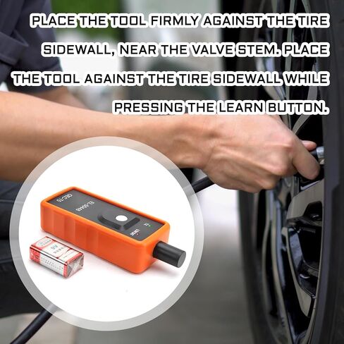 أداة إعادة تعلم GM Tpms، مستشعر نظام مراقبة ضغط الإطارات التلقائي 12 فولت، EL-50448 TPMS EL50448 OEC-T5 أداة إعادة ضبط متوافقة مع معظم مركبات سلسلة GM 2010-2013 (قطعة واحدة) in Saudi Arabia