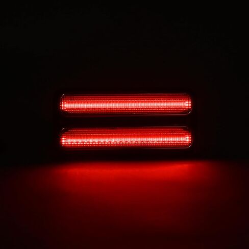 LED Side Marker Light Compatible with 1967-1972 Chevy Chevrolet C10 C20 K10 Blazer GMC C15 C1500 K15 K1500 Pickup Suburban G10 G20 Van Pair LED 4PCS Signal Marker Lamp Amber Lens & Red Lens in Kuwait