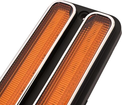 LED Side Marker Light Compatible with 1967-1972 Chevy Chevrolet C10 C20 K10 Blazer GMC C15 C1500 K15 K1500 Pickup Suburban G10 G20 Van Pair LED 4PCS Signal Marker Lamp Amber Lens & Red Lens in Kuwait