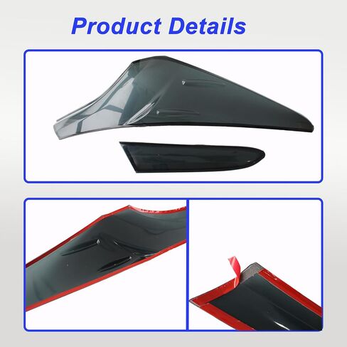 AUCERAMIC 4Pcs Tail Light Lamp Cover Guard Trim Fit 2018 2019 2020 2021 2022 2023 2024 for Toyota Camry Tail Light Frame Bezels in Saudi Arabia