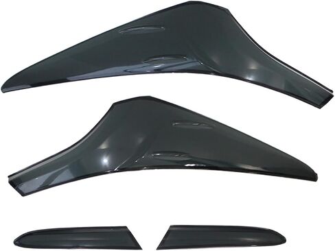 AUCERAMIC 4Pcs Tail Light Lamp Cover Guard Trim Fit 2018 2019 2020 2021 2022 2023 2024 for Toyota Camry Tail Light Frame Bezels in Saudi Arabia