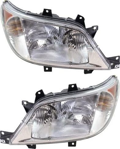 Garage-Pro Headlight For 2003-2006 Dodge Sprinter 2500, 3500, Fits 2002-2006 Freightliner Sprinter 2500, 3500, Halogen, with bulb(s), without Fog Light, Driver, Passenger Side in Saudi Arabia