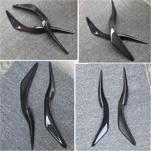 Real Carbon Fiber Eye Lid Brow Eyelid Headlight Cover for Lexus IS III IS200t IS250 IS300 IS300h IS350 2013 2014 2015 2016 in Saudi Arabia