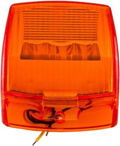 5x Bright Amber Yellow 17 LED Clear Lens Cab Marker Top Clearance Roof Lights Assembly Replacement Semi Truck Trailer Kenworth Peterbilt Freightliner Mack International DOT in Saudi Arabia