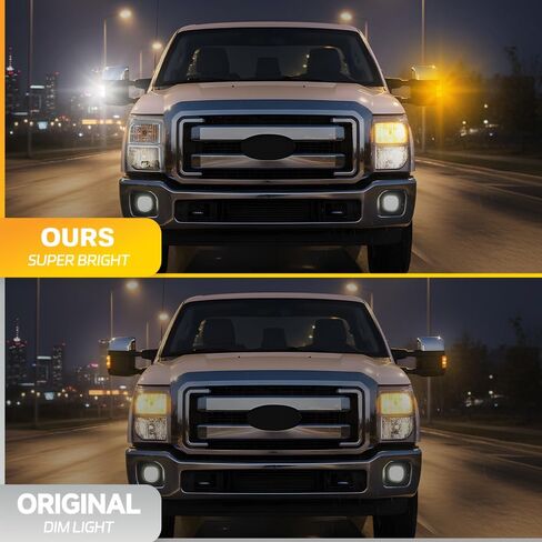 Led Side Mirror Marker Lamp For Ford F250 F350 F450 F550 Super Duty 2008 2009 2010 2011 2012 2013 2014 2015 2016 Switchback White Led Running Parking Light Amber Led Turn Signal Light Clear Lens in Saudi Arabia