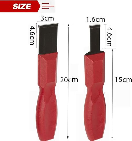 مجموعة مكشطة كربيد مكونة من قطعتين من exquis - مجموعة أدوات إزالة الحشيات والتنظيف شديدة التحمل مع قبضة مريحة غير قابلة للانزلاق لصيانة السيارات in Kuwait