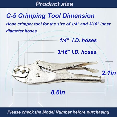 طقم إصلاح خرطوم 58 قطعة، 1/4 معرف. طقم إصلاح خرطوم الشعلة، أداة تجعيد خرطوم الهواء لخراطيم الهواء/خراطيم الشعلة/خراطيم الأكسجين الأسيتيلين، تتضمن التركيبات/أداة العقص/الحلقات/المقرنات/الأقواس/الحلمات/المكسرات وما إلى ذلك in Kuwait