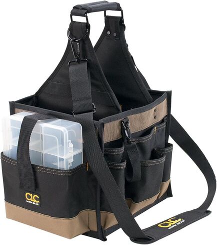 CLC Custom LeatherCraft 1528 حامل أدوات كهربائية وصيانة كبيرة، أسود in Kuwait
