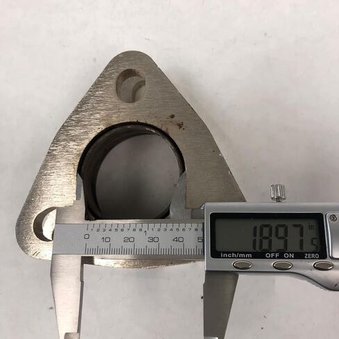 محول شفة 2.5 بوصة إلى 2 بوصة 3 مسامير، ارتفاع 2 بوصة، عرض مركز الترباس 1: 3.2 بوصة، عرض مركز الترباس 2: 2.7 بوصة، مصنوع من الفولاذ الطري in Kuwait