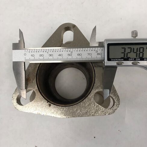 محول شفة 2.5 بوصة إلى 2 بوصة 3 مسامير، ارتفاع 2 بوصة، عرض مركز الترباس 1: 3.2 بوصة، عرض مركز الترباس 2: 2.7 بوصة، مصنوع من الفولاذ الطري in Kuwait