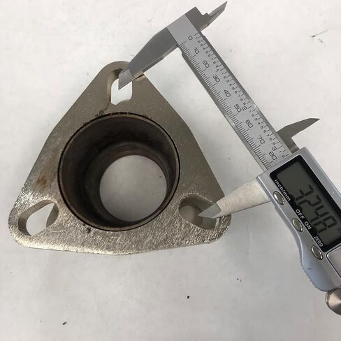 محول شفة 2.5 بوصة إلى 2 بوصة 3 مسامير، ارتفاع 2 بوصة، عرض مركز الترباس 1: 3.2 بوصة، عرض مركز الترباس 2: 2.7 بوصة، مصنوع من الفولاذ الطري in Kuwait