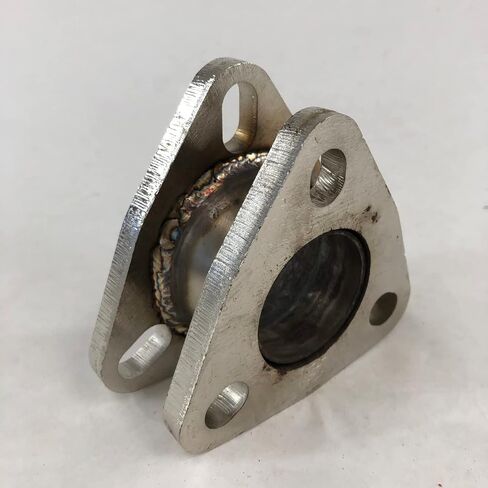 محول شفة 2.5 بوصة إلى 2 بوصة 3 مسامير، ارتفاع 2 بوصة، عرض مركز الترباس 1: 3.2 بوصة، عرض مركز الترباس 2: 2.7 بوصة، مصنوع من الفولاذ الطري in Kuwait