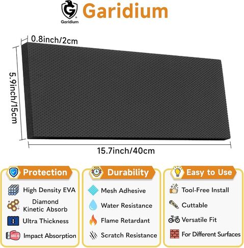 Garage Wall Protector - Heavy Duty Self-Adhesive Foam Bumpers for Car Door Dings, Furniture & Bike Scratches | Tool-Free Installation, Extreme Durability in Saudi Arabia