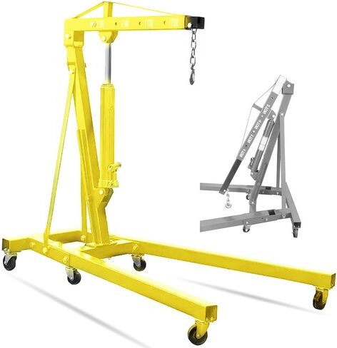 رافعة محرك 2 طن، منتقي الكرز القابل للطي (أحمر) in Kuwait