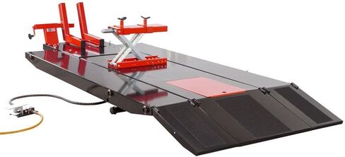 Black Widow Extra-Wide Pneumatic ProLift Motorcycle Scissor Lift Table 1,500 lb. Maximum Capacity with 31.25" Maximum Lift Height in Kuwait